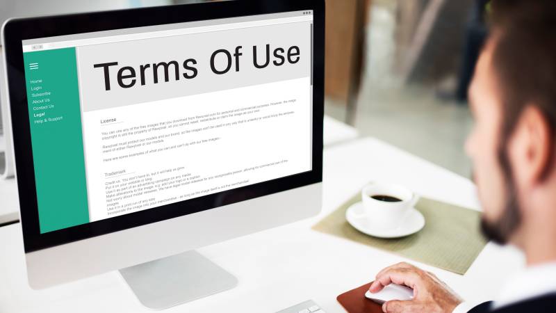 Terms and Conditions on computer screen - Image by rawpixel.com on Freepik