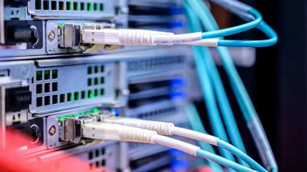 Fiber connections in data center - photo by Brett Sayles on Pexels